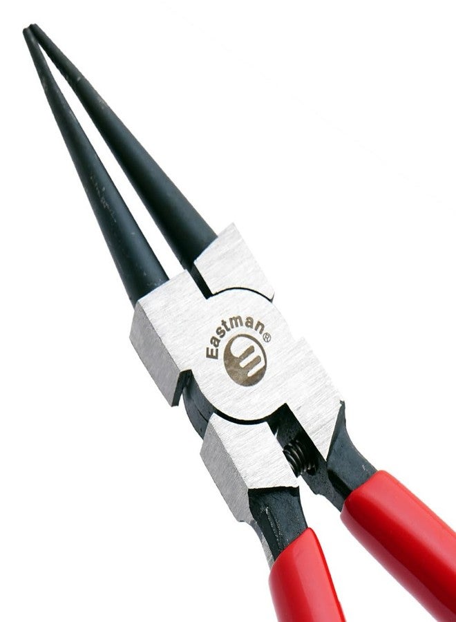 Eastman 7 Inch Circlip Plier Internal Straight Rings on Shafts Alloy Steel Hardened with Ergonomic Grip Electronics Outside Plier Multipurpose Works (E-2034A) - Image 4